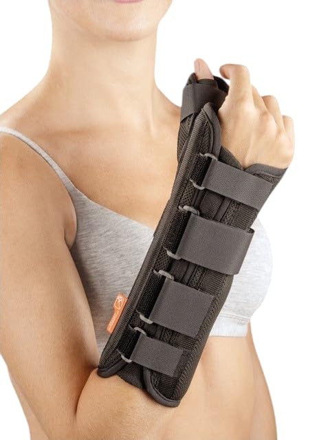 ROTEN POLFIT22 - Inmovilizador largo para la muñeca con toma de pulgar PR2-1122 - 26 cm - desmontable - derecho med. grande (circunfer.muñeca 18-20 cm)