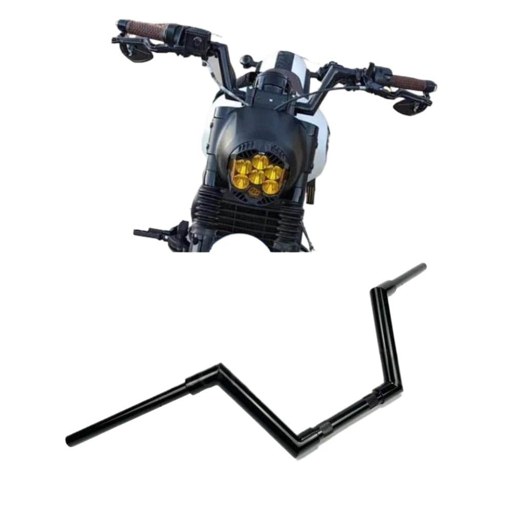 Motorcycles 1-14 APE Hanger Handlebar For Indian Scout Indian Scout Bobber Handlebars Steering Wheel Bar Accessories 101 Compatible Universal Fitment(Bobber Chrome)