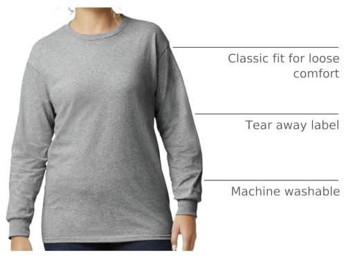 Image of Gildan Adult Ultra Cotton Long Sleeve T-Shirt, Style G2400, Multipack
