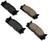 Akebono Performance ASP1222 Akebono Performance Ultra-Premium Brake Pads specifically engineered for fleet law enforcement & extreme use. Precision fit & made from a proprietary mix of ceramic compounds to maximize performance rotor compatibility & minimizing NVH. Akebono Performance Ultra Premium Ceramic Disc Brake Pad Kit