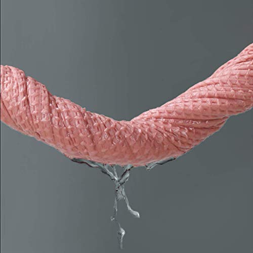 Serviettes de bain 100% coton absorbantes et à séchage rapide marron x2 - 4