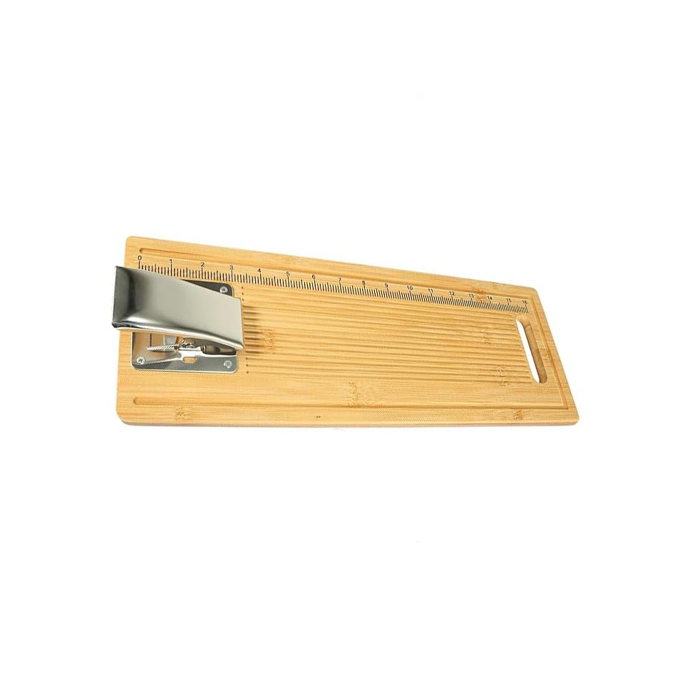 Kit tabla de cortar pescado de bambú antideslizante miniatura 3