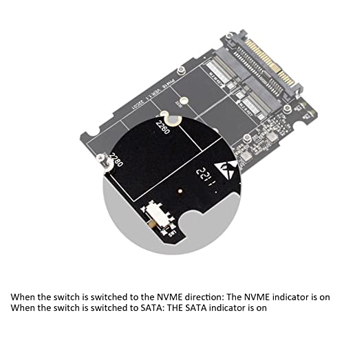 Caja externa para SSD M.2 NVMe, 2.5 pulgadas, interfaz PCIe 4.0 miniatura 2