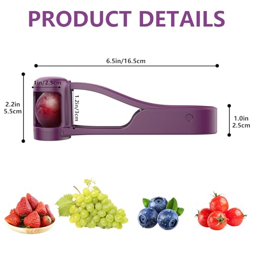 WhiteRhino Grape Cutter for Toddlers 1-3,Grape Slicer for Toddlers Grape Cutter Tool Grape Slicer Kitchen Gadget for Kids' Lunch Accessories,Cherry Tomato & Strawberry Sandwich