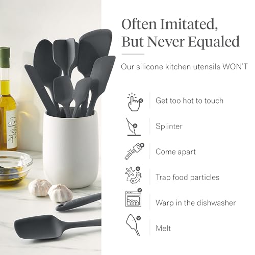 GIR: 10-teiliges Silikon Essentials Küchenhelfer-Set - Anthrazit – Ansicht 5
