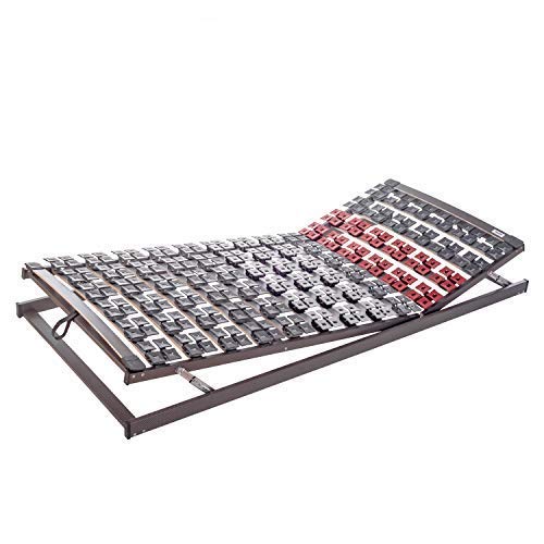 Preisvergleich Produktbild Ravensberger Matratzen Lattenrost Premium (Variflex) VARIABEL 5-Zonen Buche Systemtellerrahmen / Verstellbar / 4-Fach Segmentteller-Federelementen / Made IN Germany - 10 Jahre GARANTIE / 100 x 200 cm