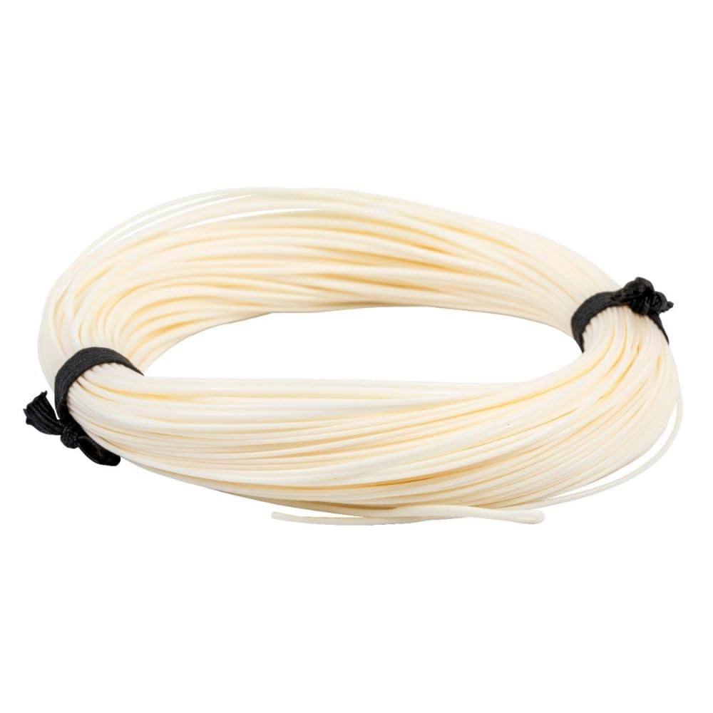 Snowbee XS Floating Fly Line, Ivory, 90 ft, Ultra-Low Friction Coated PVC, WF3–WF8, Balanced Taper for Distance and Delicate Presentation on Rivers and Stillwaters