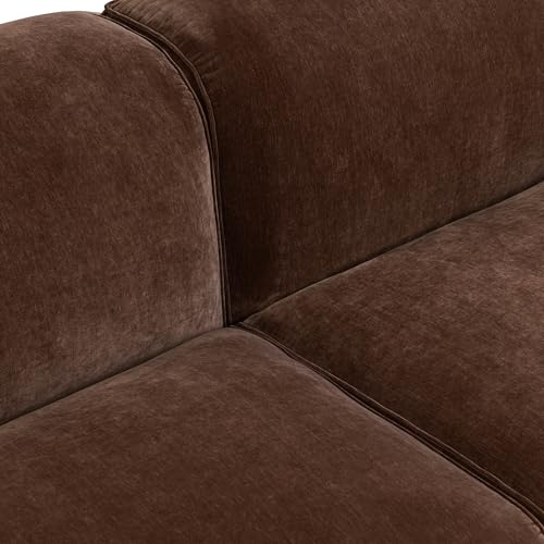 Image of Poly & BARK Nardo 107.5 inch Sofa with Oversized Seating, Clean Modern Lines, and Statement Scale for Spacious Contemporary Living Rooms