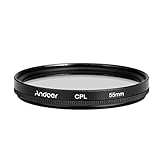  Andoer 5 mm UV + CPL + Close Up + 4 + Stars - Juego de filtros circulares de 8 puntos de filtro polarizador circular macro Close-Up Star 8 puntos con bolsa para cámara réflex digital Nikon, Canon,