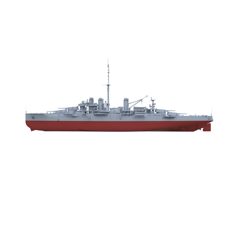 MRY-SFW SSC200582S-A 1/200 zestaw do budowy modelu wojskowego, francuski okręt wojenny Courbet 1920, pełny kadłub