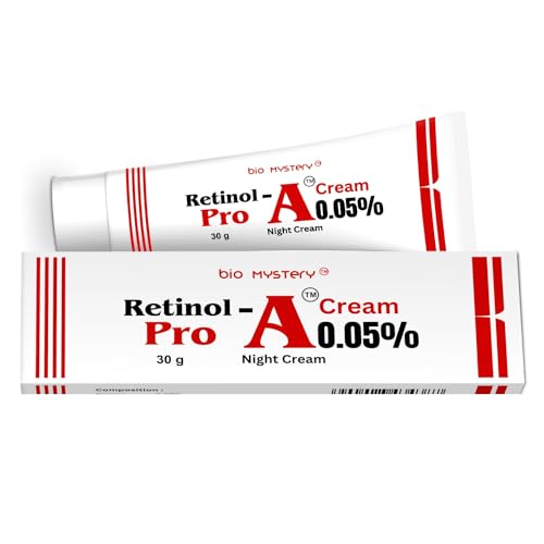 Image of Retinol Pro Night Cream 0.05% Vitamin A Advanced Anti-Aging Moisturizer for Face Fine Lines Wrinkles Sun Spots Uneven Skin Tone 30 g 1.05 oz