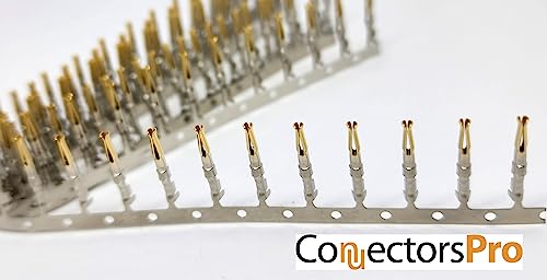 Kit 4 sets conector DB25 hembra con capuchas y 100 pines miniatura 6