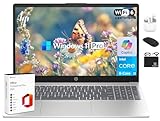 HP Laptop 2025 Flagship Business Ultra Slim, Lifetime Office, AI-Powered,15.6" HD, 8-Core Intel i3, 16GB RAM, 628GB Storage (128GB UFS+500GB Ext), Wi-Fi 6, Copilot Key, HubxcelAccessory, Win 11 Pro