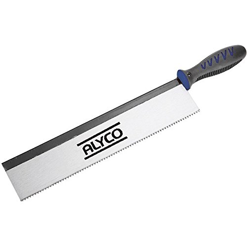 Alyco 144086 144086-Serrucho de Costilla Mango Recto dentado Normal 250 mm para ebanista