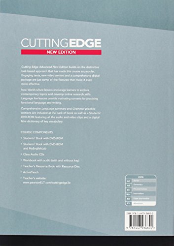 Cutting Edge Advanced New Edition Students' Book And Dvd Pack: Advanced - Students' Book and DVD P