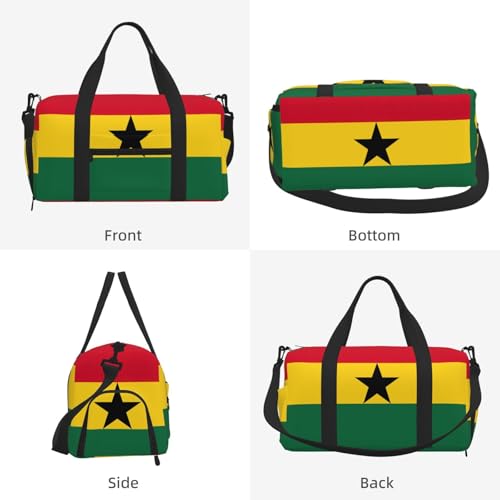 Bandolera de mano con bandera de Ghana para lucir tus raíces con orgullo 2