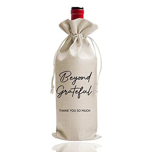 DOILANEE Thank You Wine Bag - Cotton Linen