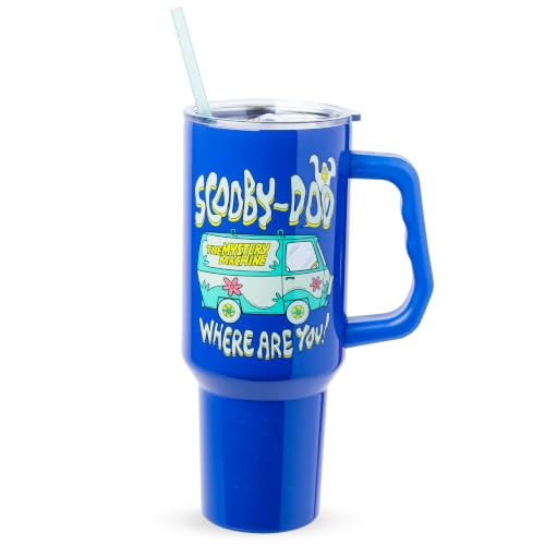 Silver Buffalo Scooby-Doo Where Are You, Stainless Steel Tumbler, 40oz