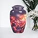 Flower Urn, Burial Urns for Adult Human Ashes, Cremation Urns for Men, Urn for Ashes Adult Male, Large Urns for Human Ashes Adult, Cremation Urns Large Adult (Size - 10inch)