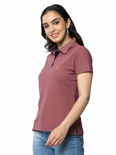 Image of STELLERS Women's Premium Polo T-Shirt, Regular Fit | Odour Resistant | Wrinkle Free | Quick Dry | Stretchable | Lightweight | Breathable | Sustainable | Anti-Static | Feather Touch Feel