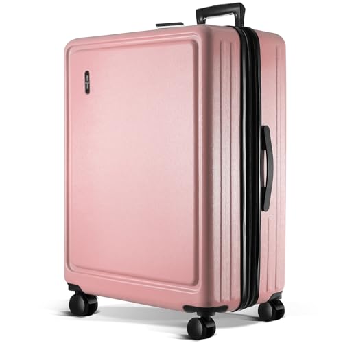 Image of 28 Inch Luggage with Spinner Wheels, Hard Shell Suitcase with TSA Locks for Luggage, Travel Large Suitcase, Expandable Hard Shell Suitcases, Pink