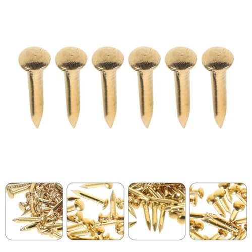 100 Piezas Clavos de Cabeza Redonda de Cobre para Muebles y Proyectos de Carpintería miniatura 3