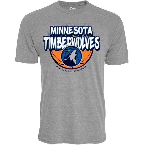 Minnesota Timberwolves NBA Officially Licensed Tri-Blend T-Shirt Heather Gray, Large