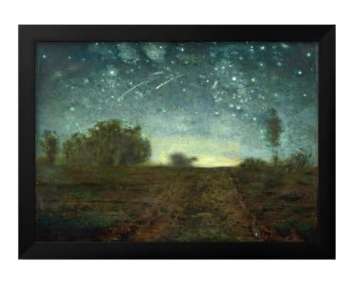ジャン=フランソワ ミレー 星の夜 A3 サイズ おしゃれ 絵画 インテリア 北欧 イラスト マット紙 艶消し アートパネル 額 フレーム デザイン 壁掛け 風景 抽象 油絵 水彩 グッズ 引越し ギフト 新築祝い ディスプレイ