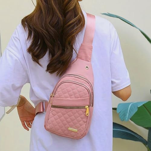 Womens Sling Bag, Casual Pouch Backpack, Adjustable Lightweight Shoulder Pack, Durable Comfortable Fit, Reusable Accessories for Running Walking Hiking Travel Outdoors3