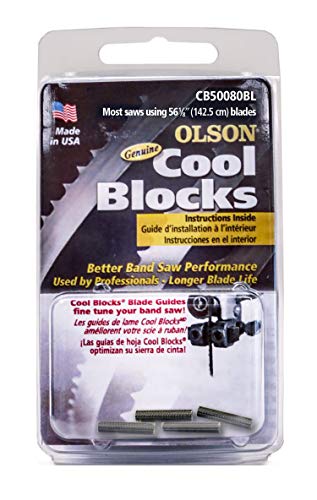 OLSON SAW CB50080BL 9-Inch Benchtop Band Accessory Cool Blocks