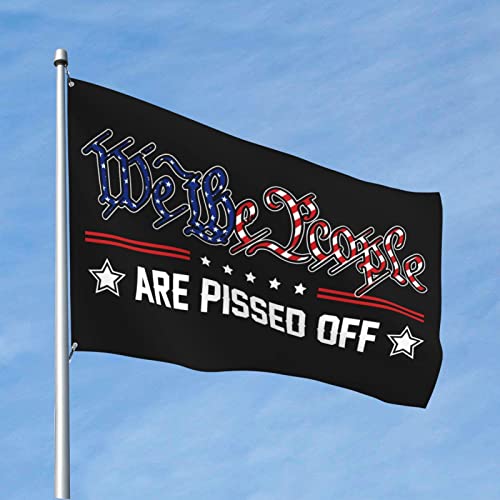 Drapeaux cool pour les gars idéal pour décorer un jardin ou un salon We The People Are Pissed Off