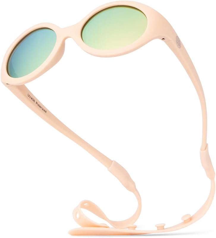 Óculos de sol polarizados para bebês BABY SUNNIES com tira, armação flexível, 0 a 24 meses