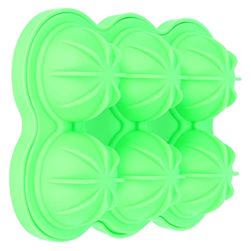 Molde silicona reutilizable para cubitos de hielo 6 celdas miniatura 2