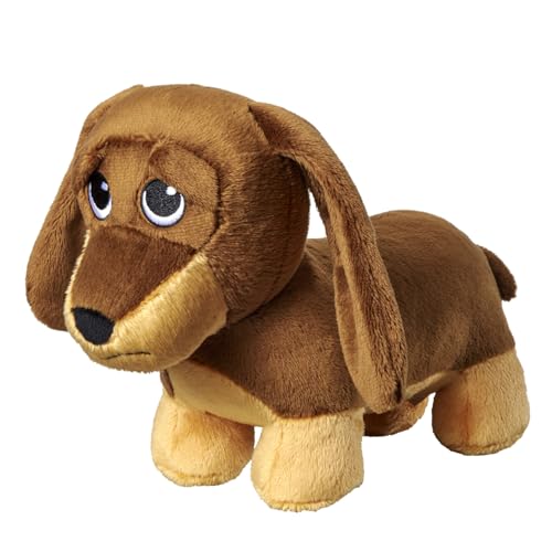 Bauer Spielwaren - Trauriger Dackel - Hund: Kuscheltier mit traurigem Blick, aus softem Plüsch, 27 cm, braun (12051)