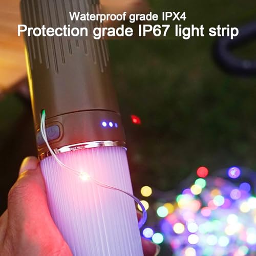 Lampes de tente de camping rechargeables avec plusieurs modes d'éclairage
