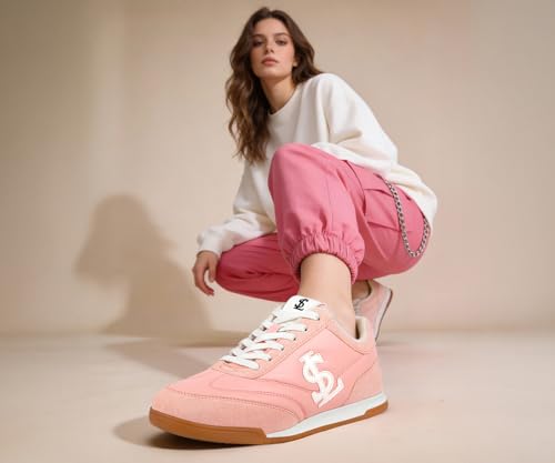 Image of LOUIS STITCH Women's Casual Lightweight Sneakers | Ortholite Cushioned Comfort | Dual-Color TPR Sole | Lightweight & Comfortable Casual Lace-Up Shoes | LSD-SNK-NBL & DNM