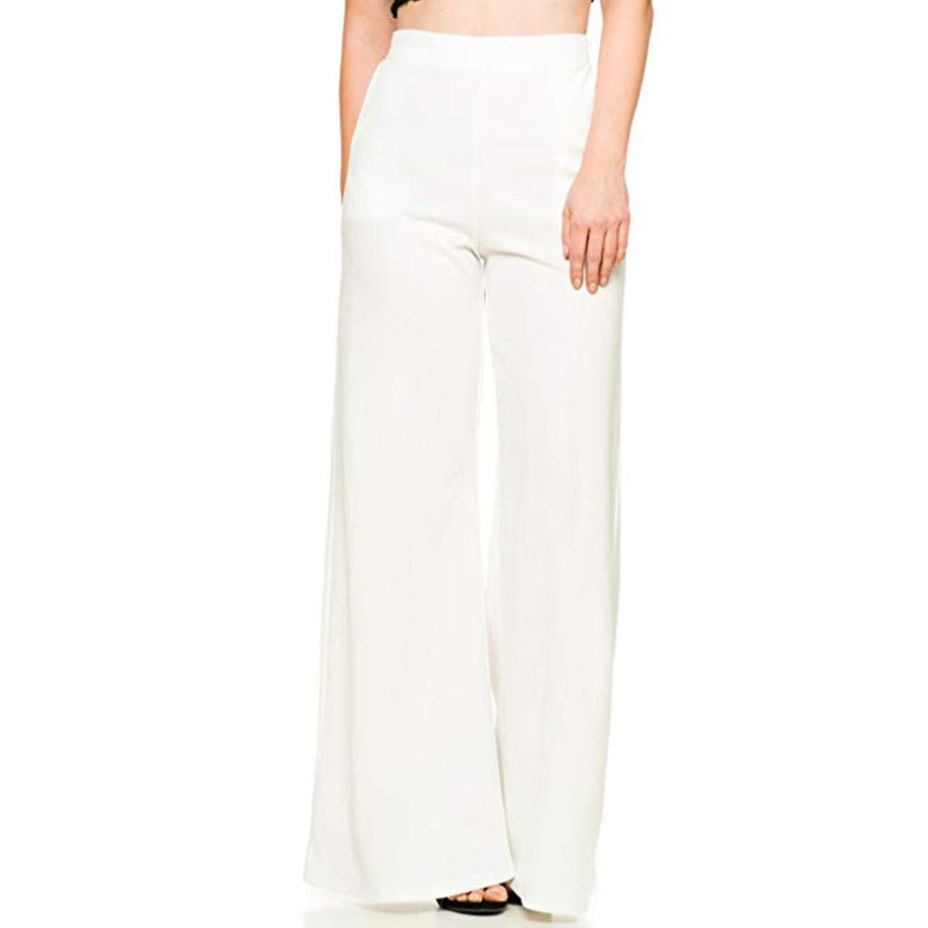 XUETON Womens Bootcut Dress Pants with Pockets Office Work Casual High Waisted Tummy Control Stretchy Slacks Lounge Pants