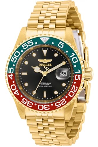 Invicta Stainless Steel Analog Black Dial Men Watch-36041, Gold Band (B09HQ5GSGM) Amazon Price History, Amazon Price Tracker