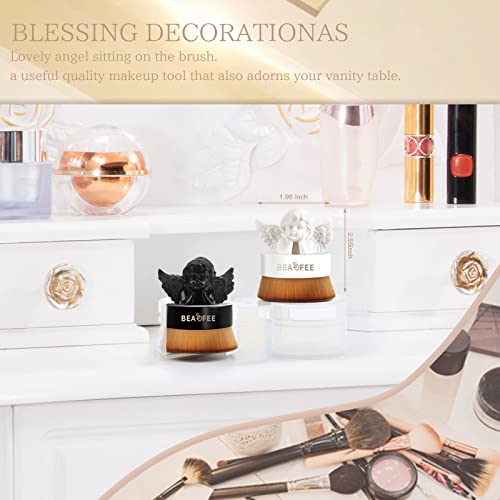 Foundation Makeup Brush Flat Top Kabuki Foundation Face Makeup Brushes,Professional Body Foundation Brush For Blending Liquid,Cream Or Mineral Powder Large Body Makeup Face Brush #TOP4