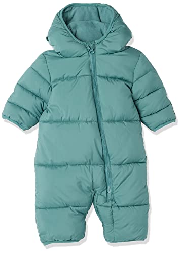Amazon Essentials Unisex Baby Puffer Wimpelkette, dunkles Salbeigrün, 3-6...