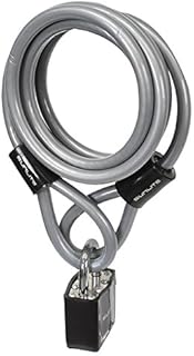 Sunlite Key Lock and Cable, 8mm x 6 ft, Silver