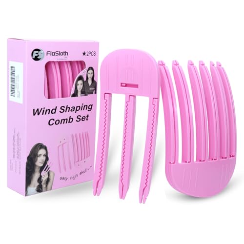 Hair Volume Clip - 2PCS Root Clips for Curly Hair Volume Magic Volumizing Hair Clips for Creating Fluffy Bangs & Lifting Roots Wind Shaping Styling Comb Set(Rose Purple)