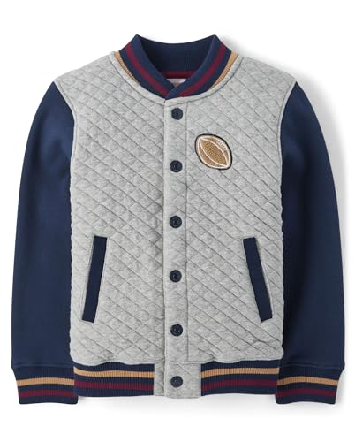 Image of Gymboree Boys' And Toddler Embroidered Varsity Fall Jacket
