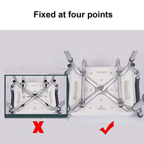 Aide ergonomique pour handicapés avec tabouret de bain réglable - 8