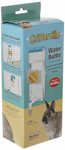 image for MidWest Homes for Pets Large Animal Water Bottle | Ideal for Hamsters,