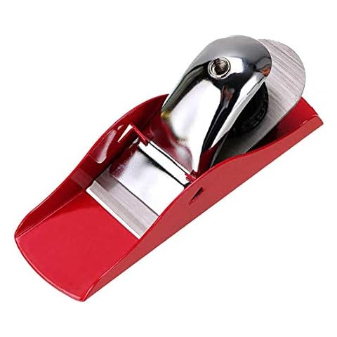 DSHE Mini Hand Planer Small Trimming Planer 6-1/2 inch Woodworking Pocket Plane Hand Plane with 1 inch Blade Adjustable Block Plane and 1 Wood Fixe for Trimming Projects Carpenter DIY Model Making Cover