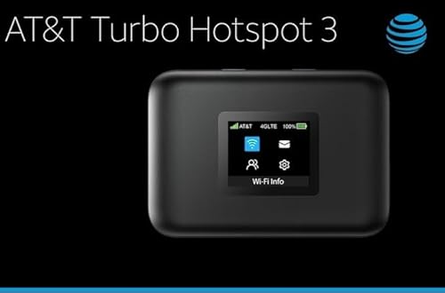 AT&T Turbo Hotspot 3: 256 MB, Black - Prepaid Hotspot, Connects Up to 16 Devices, Dual Band Wi-Fi, Long Lasting Battery - Image 3