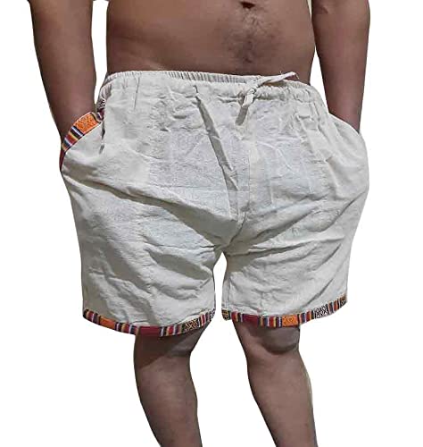 Ukal Comfortable Men's-Women's Short - Khaadi Material with A Stylish Print - Soft and Stretchy Elastic Waist Band (Size: M-XL)