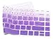 Silicone Keyboard Cover Soft Skin Compatible for HP Pavilion X360 14M-BA Series 14M-BA011DX 14M-BA013DX 14M-BA015DX 14M-BA114DX, HP 14M-BW Series 14-BW006NR 14-BW010NR 14-BW065NR (Purple Ombre)