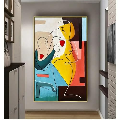 Texture abstraite haut de gamme impression sur toile HD décoration maison 60x80